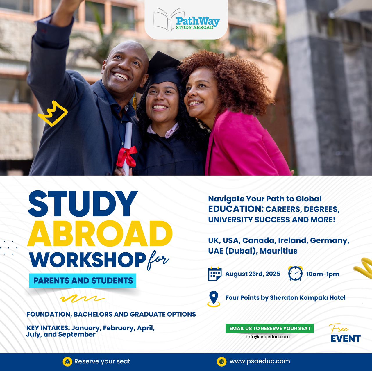 Pathway Study Abroad Workshop for Parents and Students